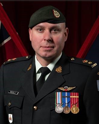 Jonathan McCully, Lieutenant-Colonel and Commanding Officer of the Loyal Edmonton Regiment
