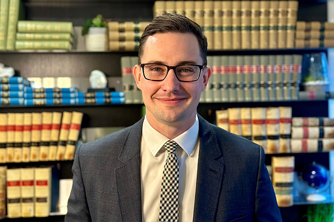 photo of Edmonton lawyer Ryan Shudra of Sharek & Co.