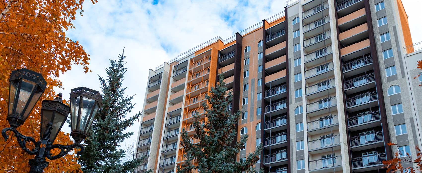 photo of a condo building in Alberta